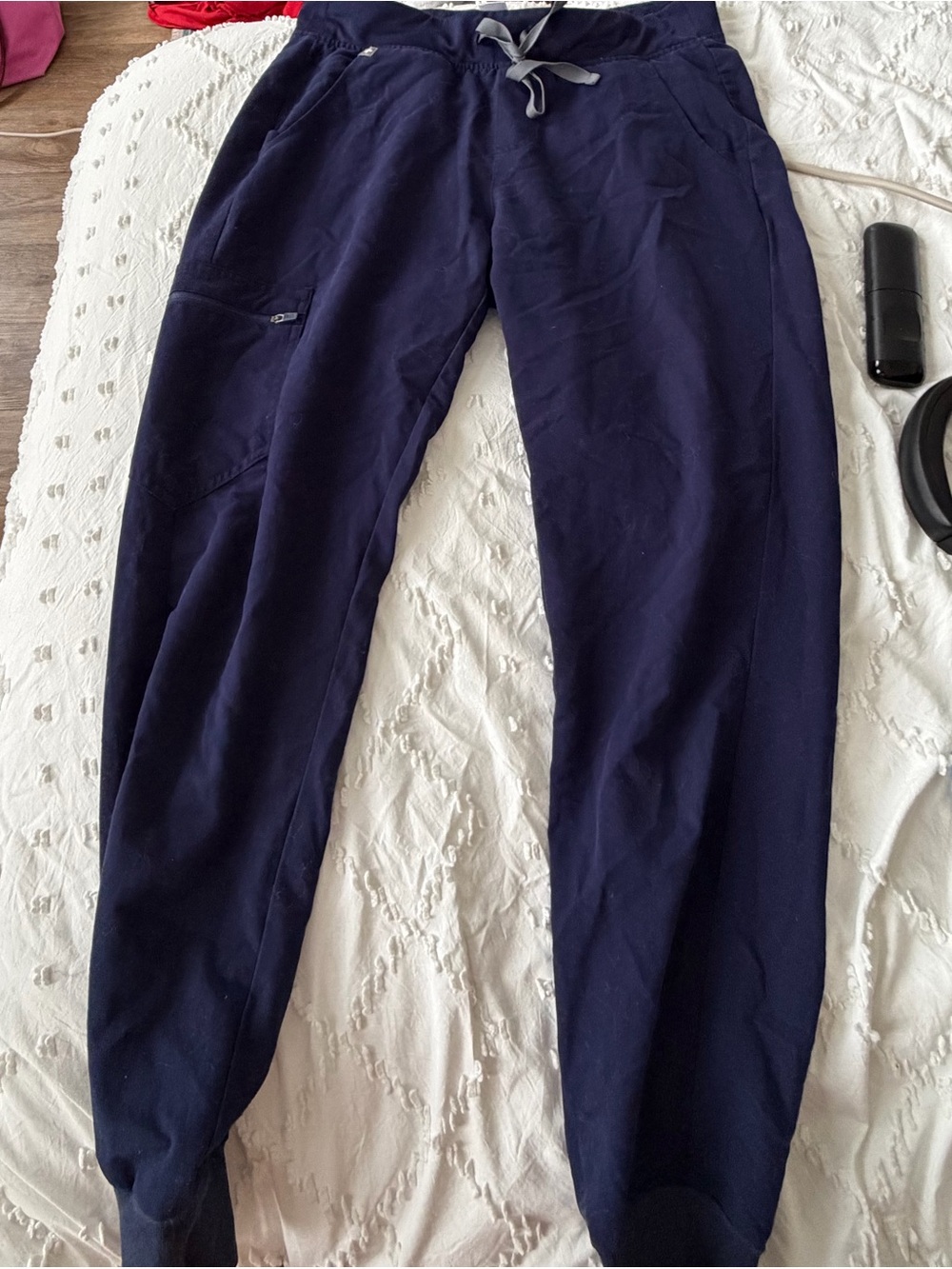Figs Navy Drawstring Joggers